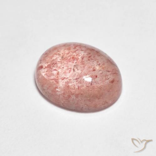 Quarzo fragola Arancione rossastra naturale da 2.03 ct, Taglio ovale, Trasparente
