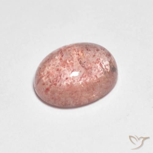 Quarzo fragola Arancione rossastra naturale da 2.03 ct, Taglio ovale, Trasparente