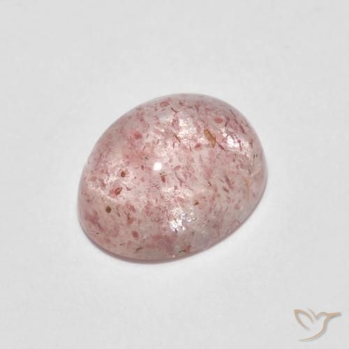 2.34ct Naturale Rosa chiaro Quarzo Fragola, Ovale, Trasparente