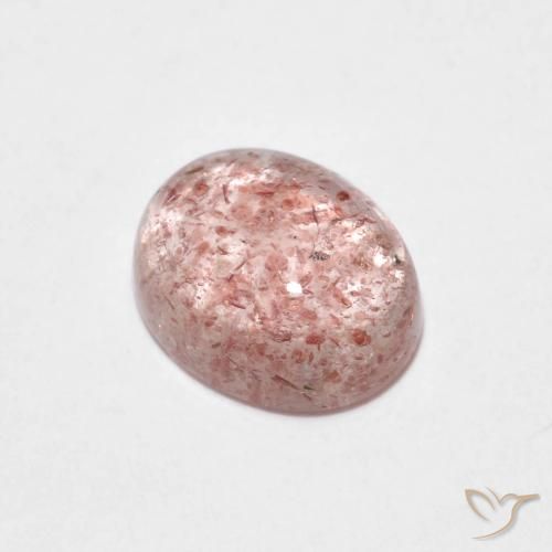 2.09ct Naturale Rosa chiaro Quarzo Fragola, Ovale, Trasparente