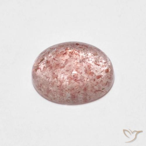 Quarzo fragola Rosa chiaro naturale da 2.09 ct, Ovale, Trasparente