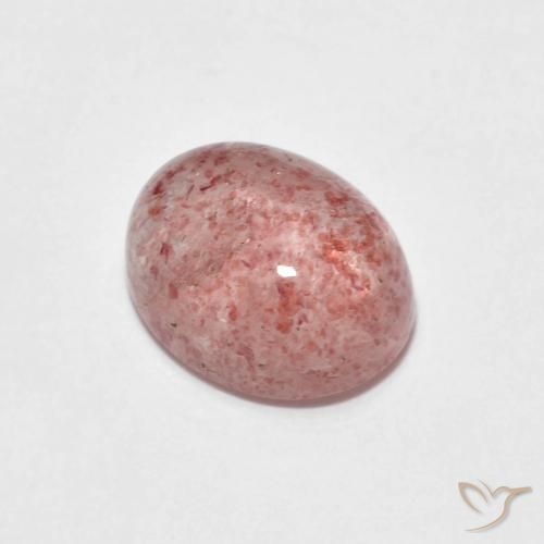 Quarzo fragola Rosa chiaro naturale da 2.47 ct, Ovale, Trasparente