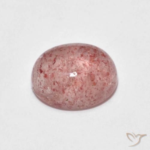 Quarzo fragola Rosa chiaro naturale da 2.47 ct, Ovale, Trasparente