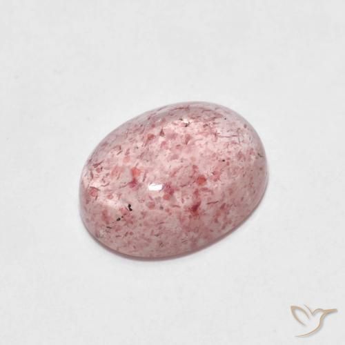 2.08ct Naturale Rosa chiaro Quarzo Fragola, Ovale, Trasparente