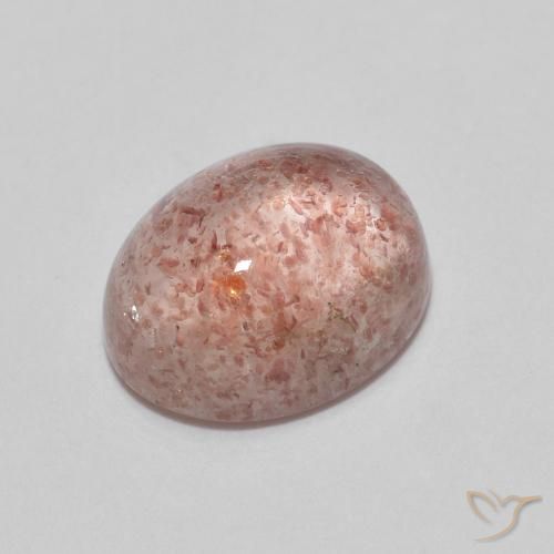 2.37ct Naturale Rosa medio Quarzo Fragola, Ovale, Trasparente