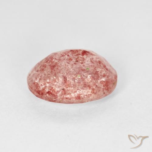 Quarzo fragola Rosa rosa naturale da 2.45 ct, Ovale, Trasparente