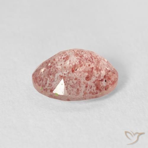 Quarzo fragola Medium Light-Pink naturale da 2.51 ct, Ovale, Trasparente