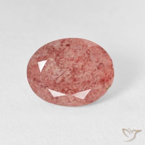2.77ct Naturale Rosa medio Quarzo Fragola, Ovale, Trasparente