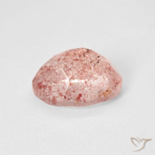 Quarzo fragola Rosa chiaro naturale da 2.71 ct, Ovale, Trasparente