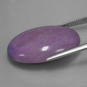 Sugilite naturale multicolore da 20,51 ct, taglio ovale, opaco