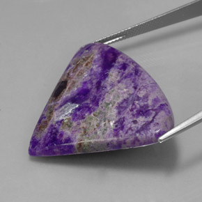 Sugilite naturale multicolore da 40,80 ct, forma fantasia, opaco