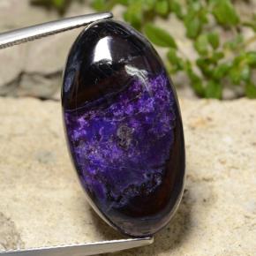 Sugilite Viola naturale da 29.22 ct, Taglio ovale, Opaco