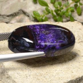 Sugilite Viola naturale da 29.22 ct, Taglio ovale, Opaco