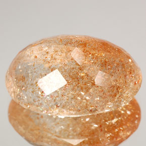 Pietra solare Arancione naturale da 10.45 ct, Trasparente, Trasparente/Traslucido