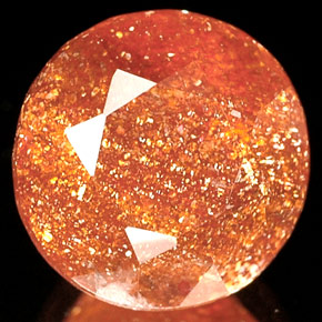 Pietra solare Arancione naturale da 2.53 ct, Trasparente, Trasparente/Traslucido
