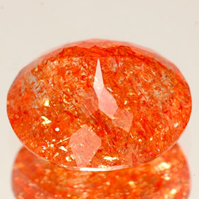 Pietra solare Arancione naturale da 2.31 ct, Trasparente, Trasparente/Traslucido