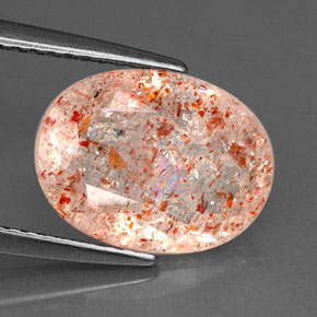 Pietra solare Arancione naturale da 2.78 ct, Trasparente, Trasparente/Traslucido