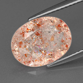 Pietra solare Arancione naturale da 2.78 ct, Trasparente, Trasparente/Traslucido