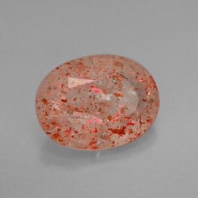 Pietra solare Arancione naturale da 2.74 ct, Trasparente, Trasparente/Traslucido