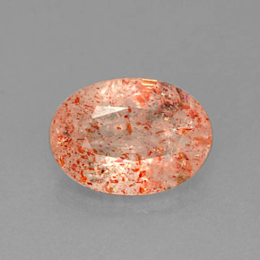 Pietra solare Arancione naturale da 1.61 ct, Trasparente, Trasparente/Traslucido