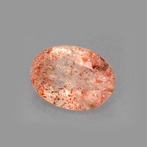 Pietra solare Arancione naturale da 1.61 ct, Trasparente, Trasparente/Traslucido