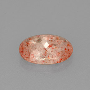 Pietra solare Arancione naturale da 1.61 ct, Trasparente, Trasparente/Traslucido