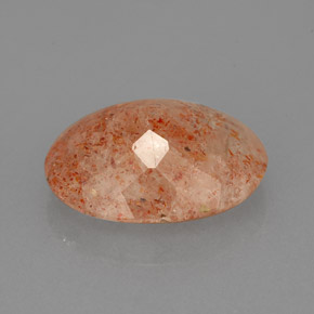 Pietra del sole naturale arancione da 4,70 ct, trasparente, trasparente/traslucido