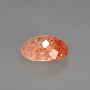 Pietra del sole naturale arancione da 1,75 ct, trasparente, trasparente/traslucido