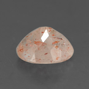 Pietra del sole naturale arancione da 1,01 ct, trasparente, trasparente/traslucido