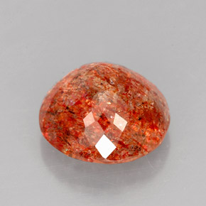 Pietra solare Arancione naturale da 3.69 ct, Trasparente, Trasparente/Traslucido