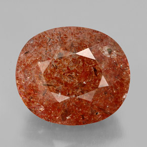 Pietra solare Arancione naturale da 9.23 ct, Trasparente, Trasparente/Traslucido