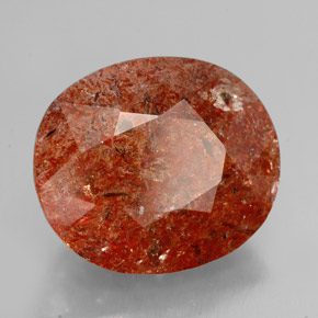 Pietra solare Arancione naturale da 9.23 ct, Trasparente, Trasparente/Traslucido