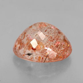 Pietra del sole naturale arancione da 5,73 ct, trasparente, trasparente/traslucido