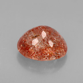 Pietra solare Arancione naturale da 3.14 ct, Trasparente, Trasparente/Traslucido