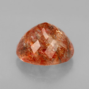 Pietra solare Arancione naturale da 3.69 ct, Trasparente, Trasparente/Traslucido