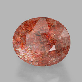 Pietra del sole naturale arancione da 2,75 ct, trasparente, trasparente/traslucido