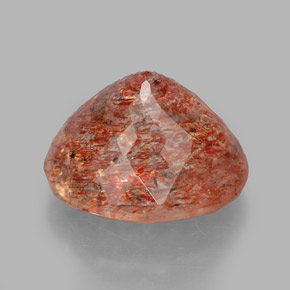 Pietra del sole naturale arancione da 2,75 ct, trasparente, trasparente/traslucido