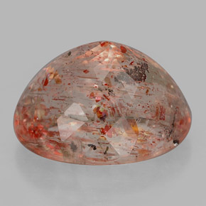 Pietra solare Arancione naturale da 4.50 ct, Trasparente, Trasparente/Traslucido