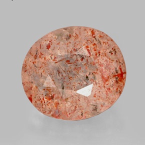 Pietra del sole naturale arancione da 2,80 ct, trasparente, trasparente/traslucido