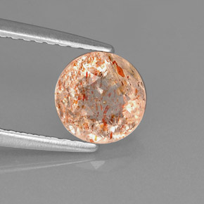 Pietra solare Arancione naturale da 1.11 ct, Trasparente, Trasparente/Traslucido