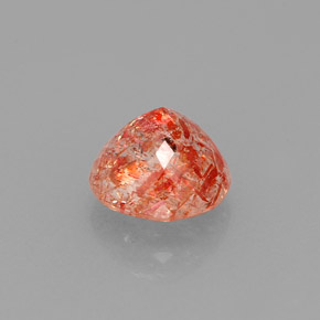 Pietra solare Arancione naturale da 1.00 ct, Trasparente, Trasparente/Traslucido