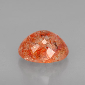 Pietra del sole naturale arancione da 1,83 ct, trasparente, trasparente/traslucido