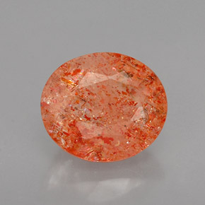 Pietra solare Arancione naturale da 1.69 ct, Trasparente, Trasparente/Traslucido