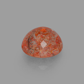 Pietra del sole naturale arancione da 1,88 ct, trasparente, trasparente/traslucido