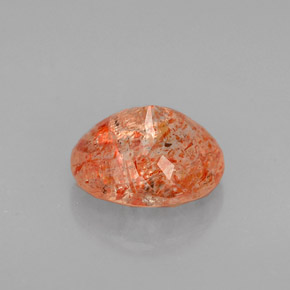 Pietra solare Arancione naturale da 1.56 ct, Trasparente, Trasparente/Traslucido