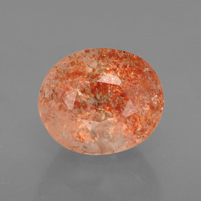 Pietra solare Arancione naturale da 1.68 ct, Trasparente, Trasparente/Traslucido