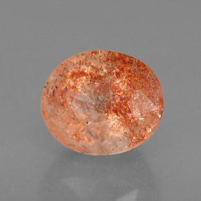 Pietra solare Arancione naturale da 1.68 ct, Trasparente, Trasparente/Traslucido