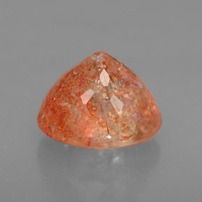 Pietra solare Arancione naturale da 1.68 ct, Trasparente, Trasparente/Traslucido