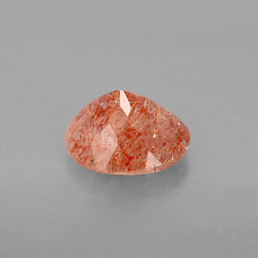 Pietra del sole naturale arancione da 2,29 ct, trasparente, trasparente/traslucido