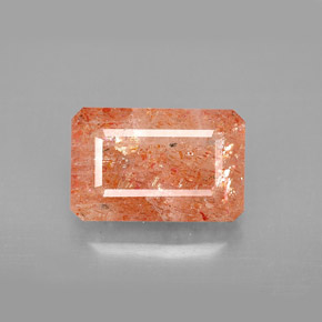 Pietra del sole naturale arancione da 4,29 ct, trasparente, trasparente/traslucido